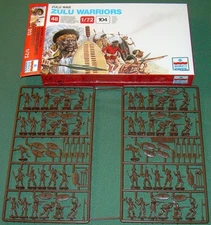 ESCI  1/72  Zulu Warriors  MOS Complete Boxed #213
