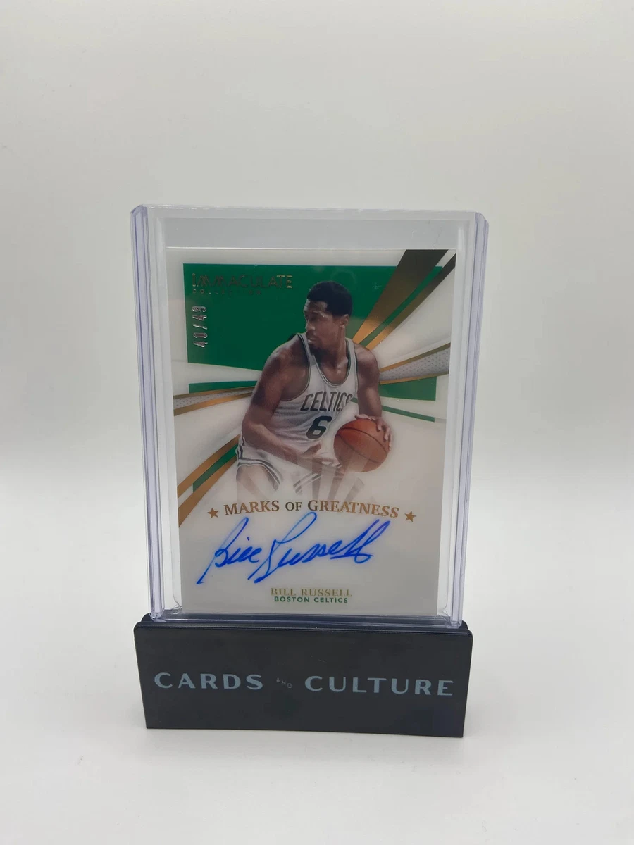 Bill Russell Autographed Basketball Trading Cards | Updated Oct 2026