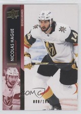 2021-22 Upper Deck Series 1 Exclusives 80/100 Nicolas Hague #181 01ks