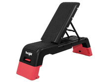 Yes4All Fitness Bench Workout Deck Aerobic Step Platform for Home Gym -Red/Black