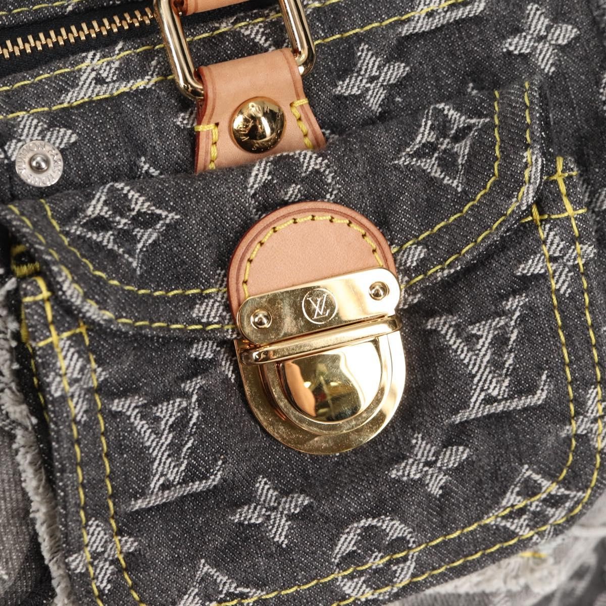 LOUIS VUITTON Monogram Denim Patchwork Speedy 30 … - image 20