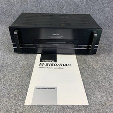 Onkyo M-5140 Delta Power Supply Circuit Design Stereo Power Amplifier MINT