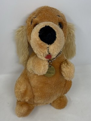 Vintage Crocker National Bank Cocker Spaniel Hund Stofftiere Plüschtiere R Dakin (L9)