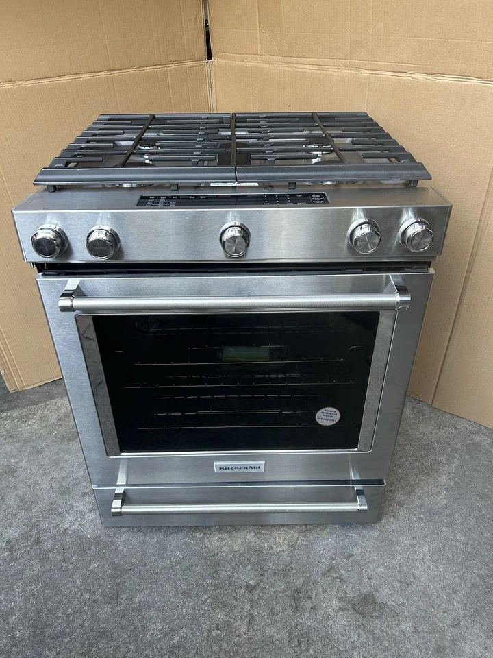 Кухонная вспомогательная плита 5 горелок газовая варочная панель из нержавеющей стали - Изображение 2 из 4