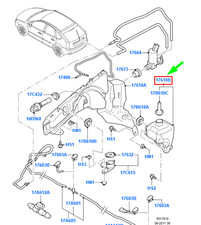 FORD FOCUS MK2 Réservoir de lave-vitre 3M51-17618-AF 1450991 NOUVEAU ORIGINE