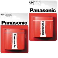 2x Panasonic 3LR12 MN1203 4.5V Battery 1289 Lantern Battery 3R12 Longest Exp UK