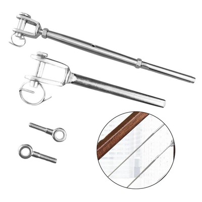 Kabel Geländer Set für Holzpfosten Geländer Hardware zur Reparatur Treppengeländer