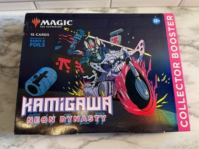 mtg kamigawa neon dynasty collector booster box Magic the Gathering Kamigawa: Neon Dynasty Collector Booster Omega Pack Lot  Of 5