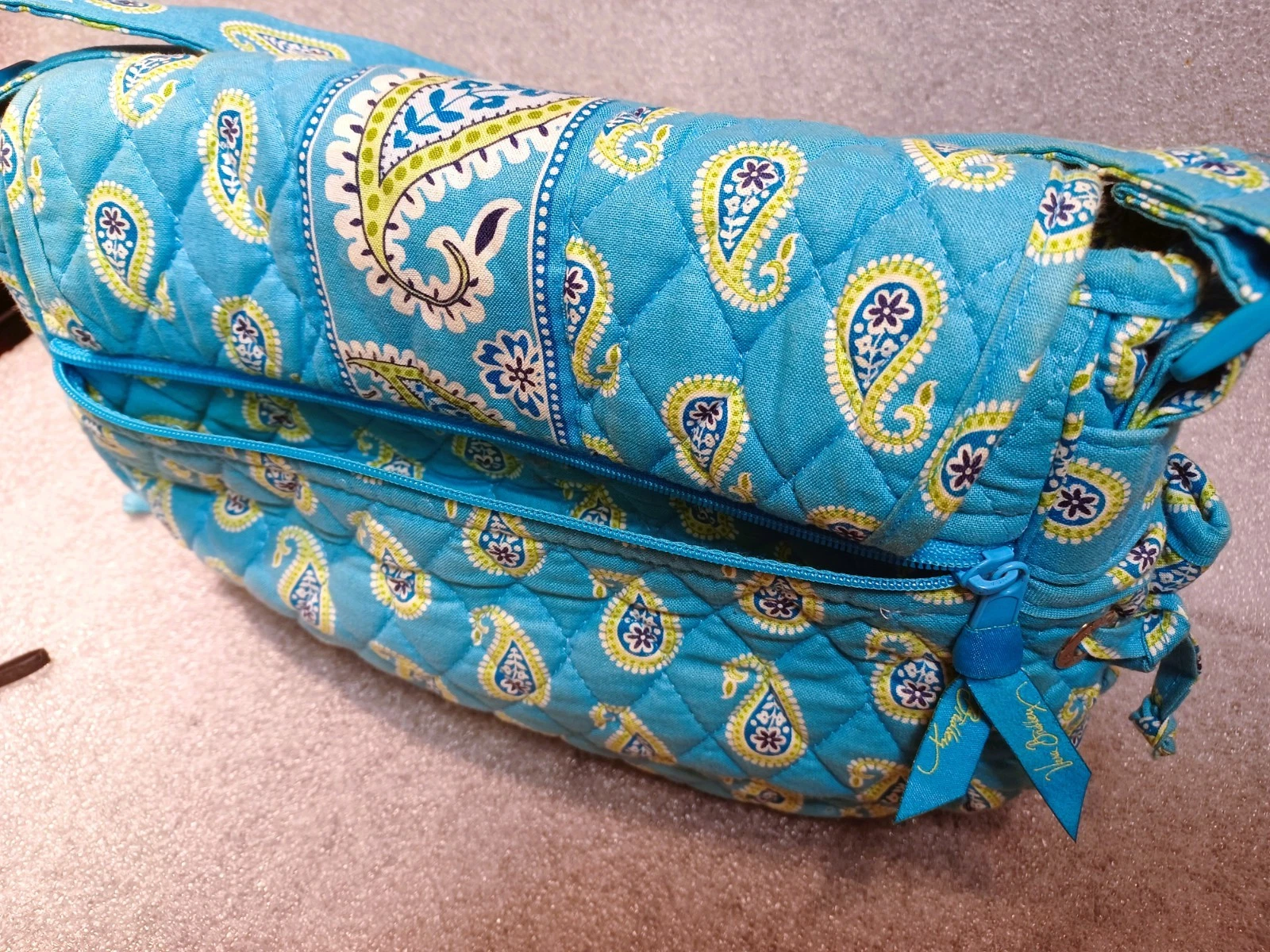 Borsa a tracolla Vera Bradley Bermuda blu Lindsay