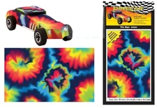 "Tie Dye" Body Skin Custom Transfer - PineCar #P3984