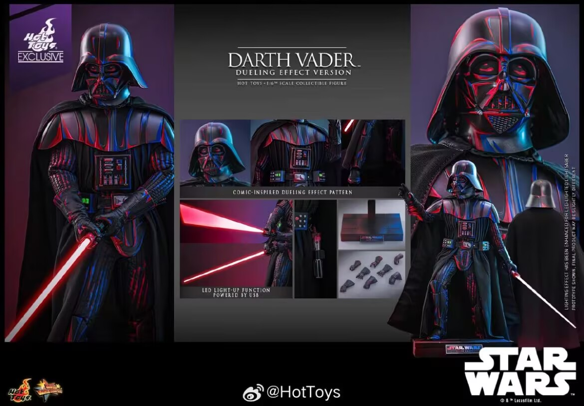 ホットトイズ 1/6 スター・ウォーズ ダース・ベイダー　MMS777 New Hot Toys Star Wars MMS777 Darth VADER 1/6 DUELING EFFECT VER