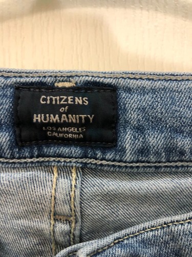 Citizens Of Humanity Highrise Rocket Skinny Crop Light Distressing Jeans Gr. 30 - Bild 5 von 8