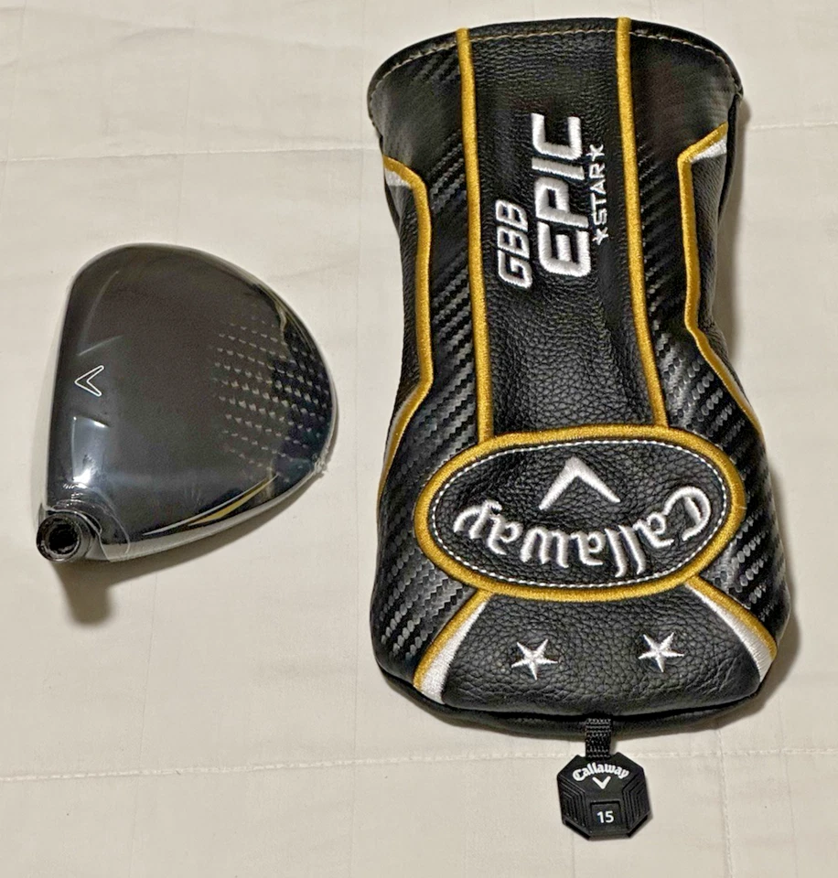 NEW! Callaway GBB EPIC STAR -  15* Fairway Wood HEAD ONLY + Headcover - Image 3 of 4