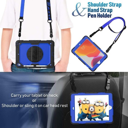 Porte-crayon support rotatif sangle à main ceinture pour iPad 10.2 7ème génération étui - Photo 4/31