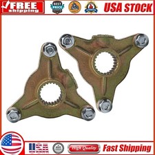 Pair 3 Stud 23 Tooth Spline Wheel Rim Rear Axle Hub For 125cc 110cc ATV Buggy US