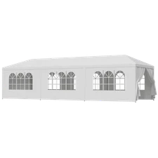 Outdoor 10x30 Canopy Party Wedding Tent Gazebo Pavilion Cater Events W/Sidewalls