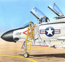 Plus Model 1/48 Ladder for McDonnell Douglas F-4 Phantom II Cold War era AL4050