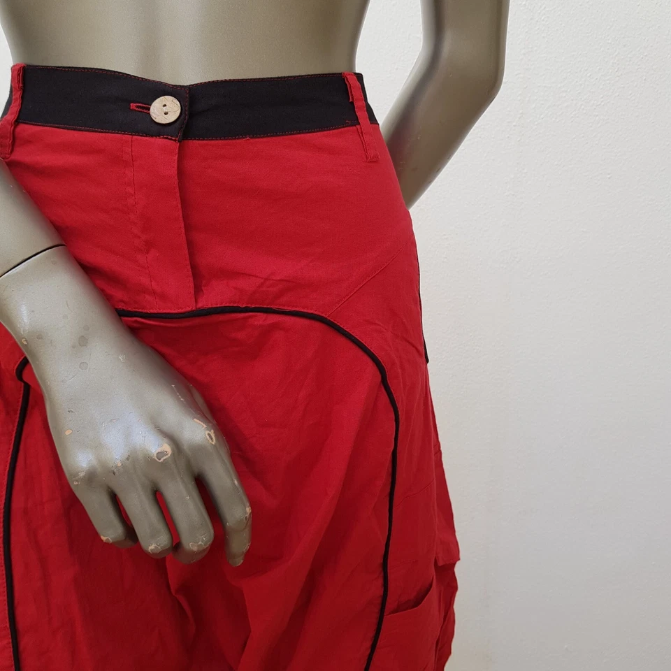 Sommerlicher Hose von Coline, XL, rot, schwarz. Neu! - Bild 3 von 4