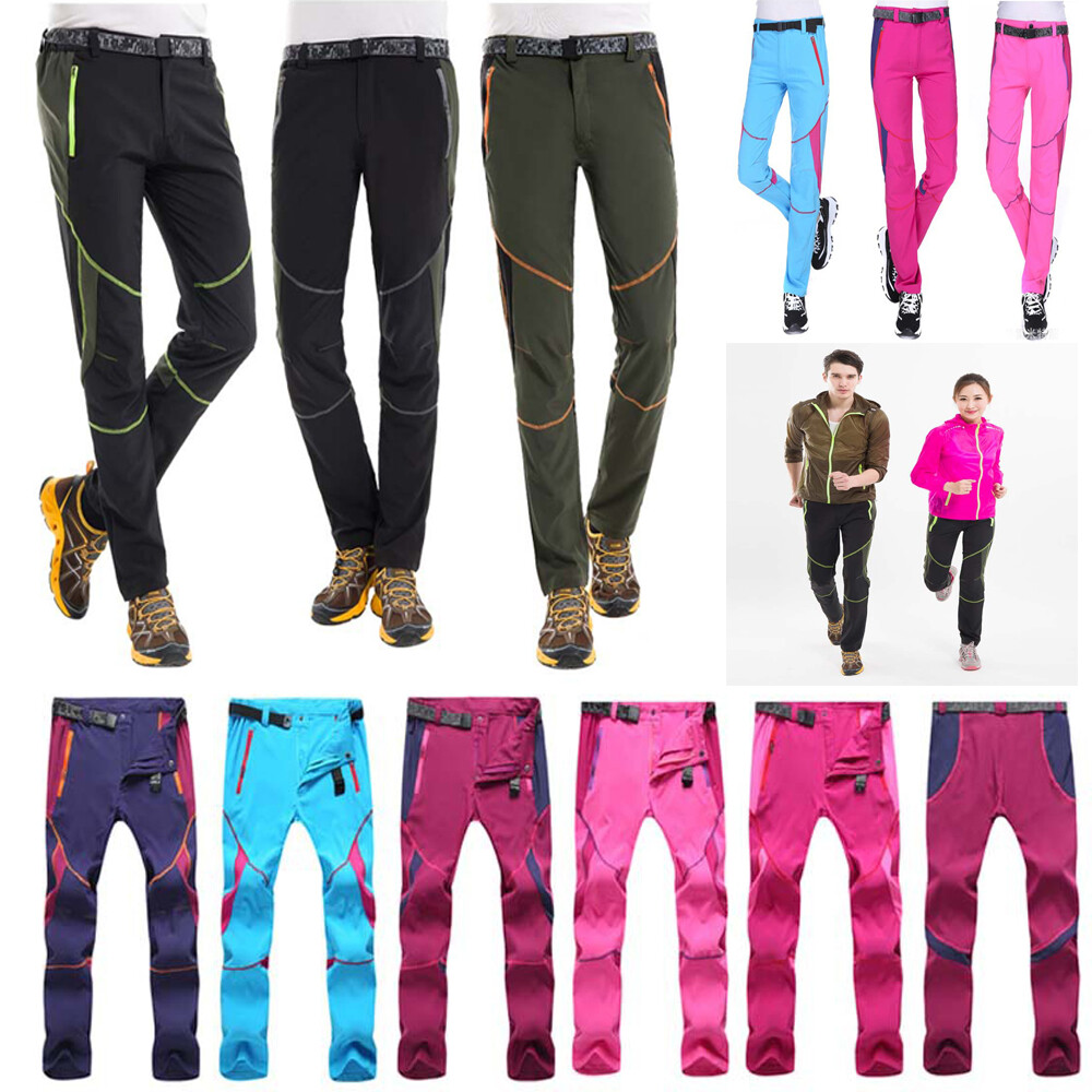 Damen Herren Wasserdicht Wanderhose Outdoor Softshellhose Trekking Camping Hosen