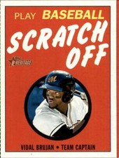 2020 Topps Heritage Minors 1971 Scratch Off #25 Vidal Brujan RC Rookie 
