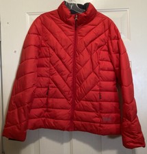 Everlast Sport Women’s Quilted Jacket Sz M Chest 42” Zip Pocket Drawcord Hem