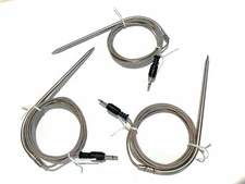New 3 Pack Meat Probes - Cappec, iGrill iGrill2, iGrill3, iGrill Mini, Thermopro