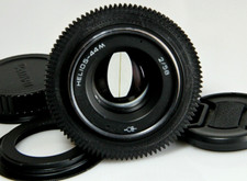 Helios 44M 2/58 Anamorphic Soviet lens Cine mod M42 mount Canon EOS EF 