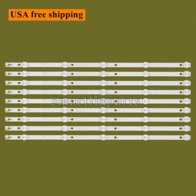 9Pcs LED Backlight Strips 4708-K50WDC-A4113N01 For Toshiba