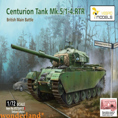 VESPID VS720017S Centurion Tank Mk.5/1-4.RTR British MBT 3D Print Canvas Cover
