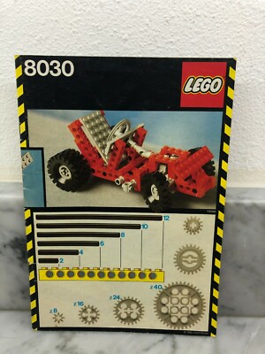 Lego Instructions 8030 80s Manual 1982 | eBay
