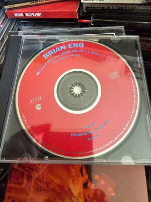 Brian Eno Words and Music From Wrong Way Up Cd Promo