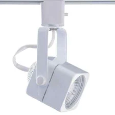 Designers Choice Series 15 Line-Voltage GU-10 White Soft Square Track Lighting