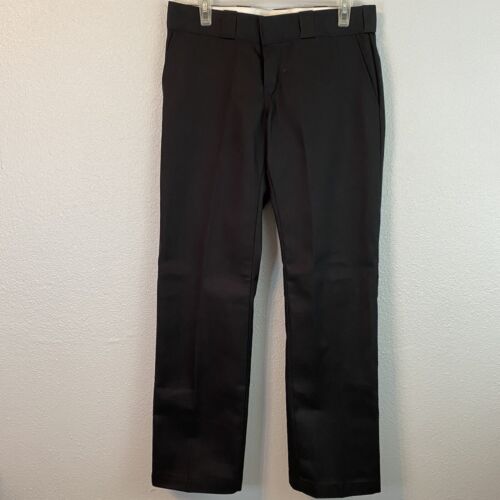 Dios Ernest Shackleton Procesando Pantalones de trabajo para mujer Dickies calce original 774 pierna recta  altura media negros 2 nuevos sin etiquetas | eBay