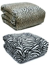 Trapunta Piumone Invernale Maculato Leopardo Zebrato Tessuto 100% Cotone