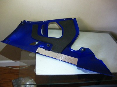 NOS 1998-2002 Yamaha YZF R6 Lower Cowling Fairing RH Cover Blue