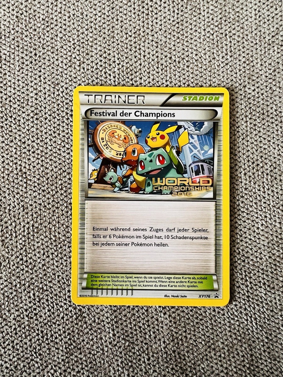 Champions Festival XY176 World Championship 2016 Promo Pokemon