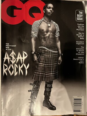 GQ GENTLEMEN'S QUARTERLY JUNE/JULY 2021 /  ASAP ROCKY 