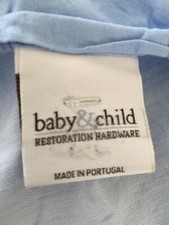 Restoration Hardware Baby And Child Boys Flat Sheet And Bedskirt Twin Size