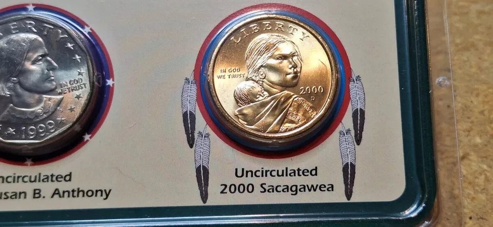 1999 and 2000 us dollar coin set-Millennium Littleton Coin Set - Image 2 of 4