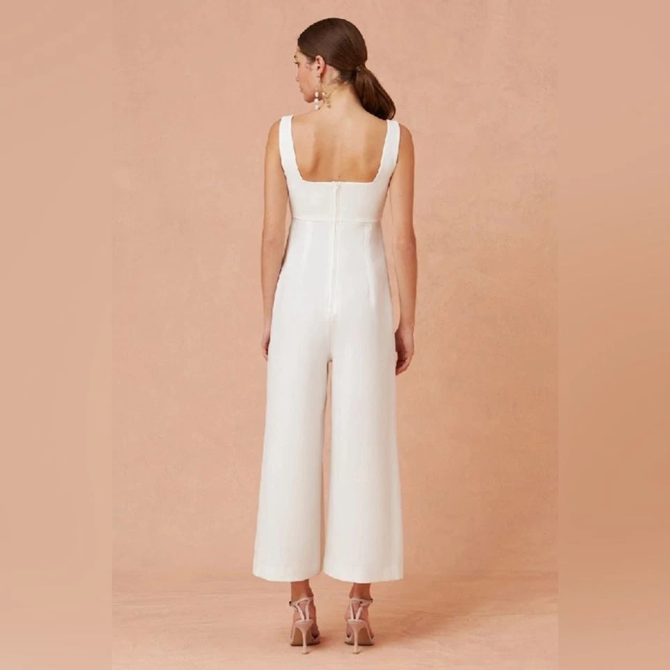 Mono Keepsake the Label Uptown Porcelana Blanco Nuevo con Etiquetas Mujeres Mono Talla XL Foto 2 de 4