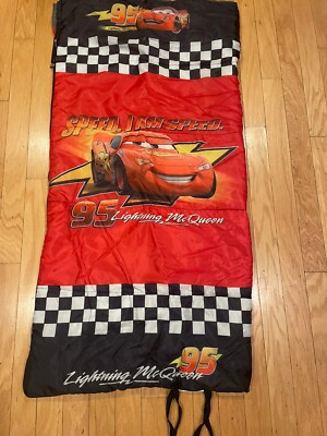 Disney Cars Lighting Mcqueen Kids Sleeping Bag