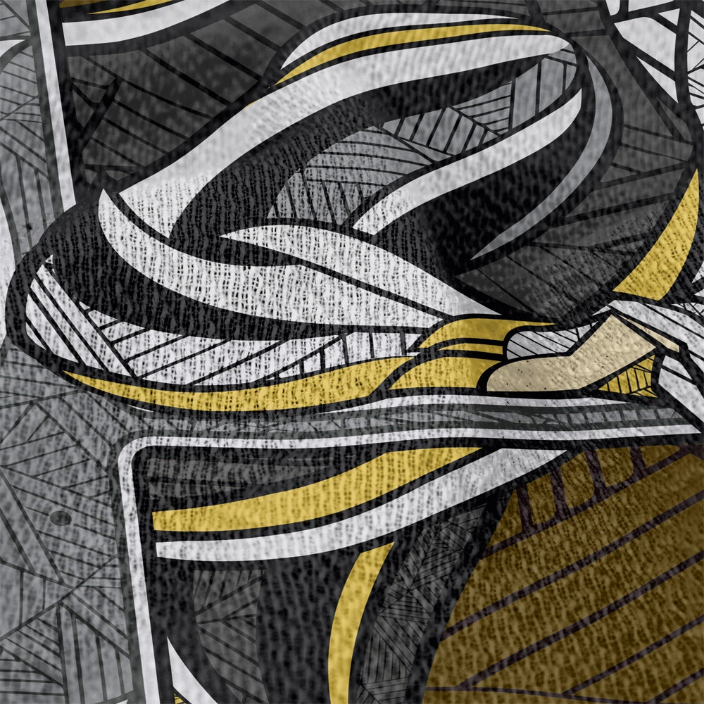 Harry Potter Blanket, 50"x60" Line Style Hufflepuff Woven Blend Throw