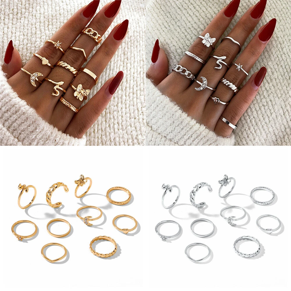 Midi rings silver sale