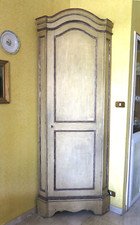 ANGOLIERA ANTICA LACCATA PIEMONTE XVIII SECOLO MOBILE ANGOLO ANTIQUARIATO