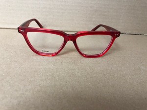 celine red eyeglasses