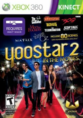 NEW Yoostar 2: In The Movies XBOX 360 Video Game actor kinect sensor multiplayer