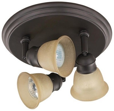 Oil Rubbed Bronze Flush Mount Ceiling Light Glass Shades Directional Lighting 736309951902 Ebay
