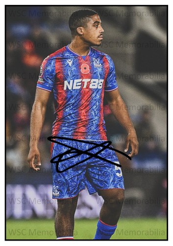 11431. Caleb Kporha Signed Pictures A4 Prints Crystal Palace