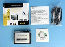 EZCAP USB Cassette Audio Tape Capture Device MP3 – Untested