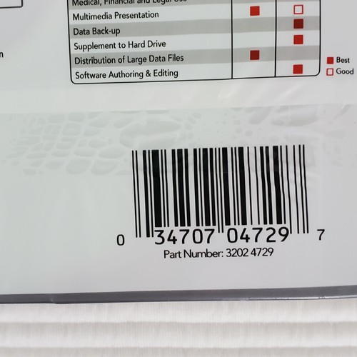 Memorex Printable CD-R 5 Pack New 52x 700mb 80 minutes Recordable 2005 - Picture 4 of 9